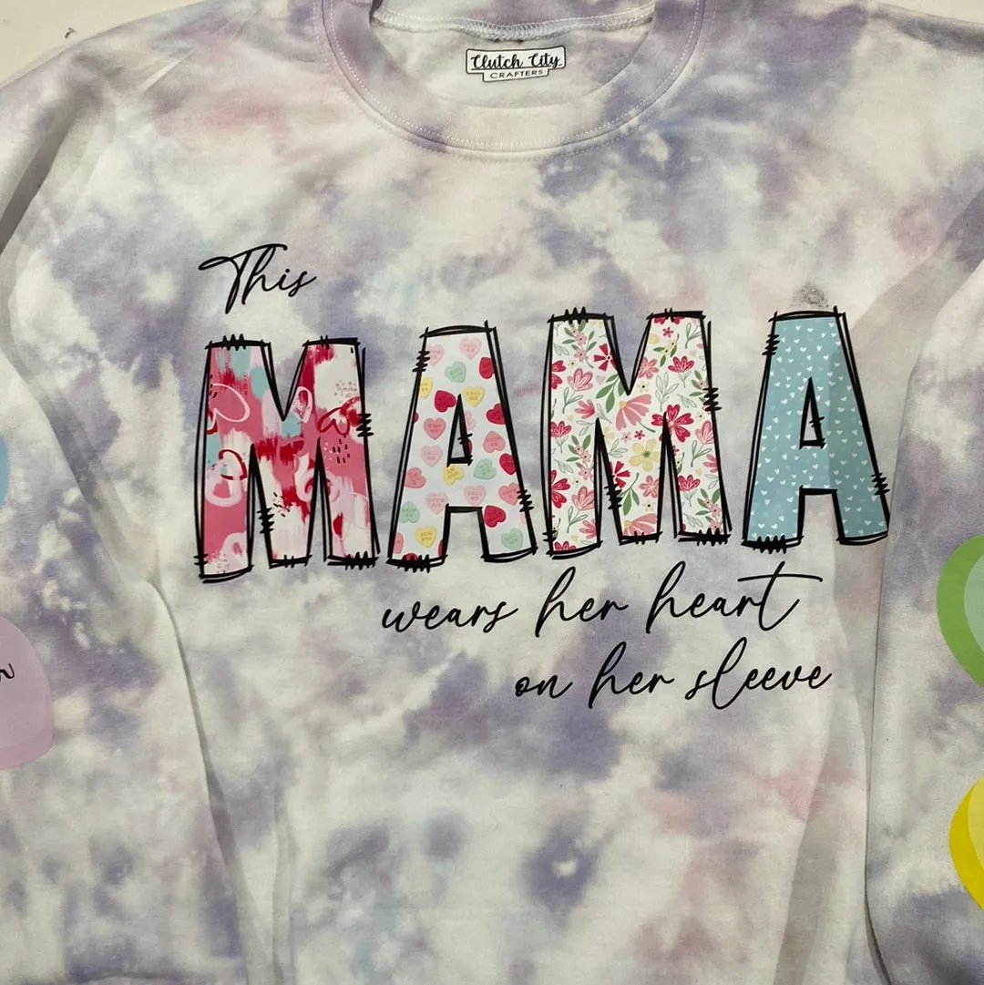 Mama TIE DYE Sweatshirt