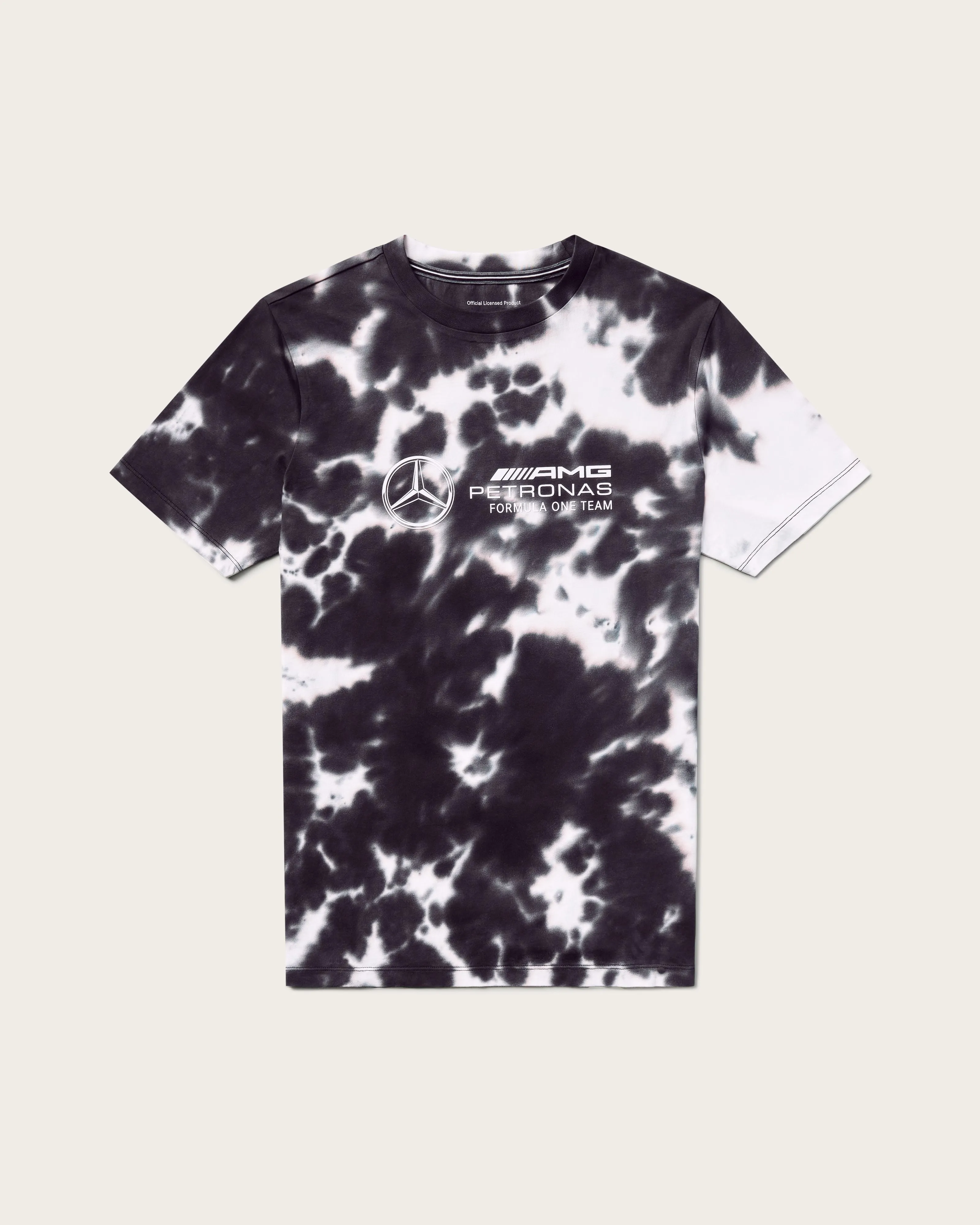 Mens Tie Dye Tee Grey