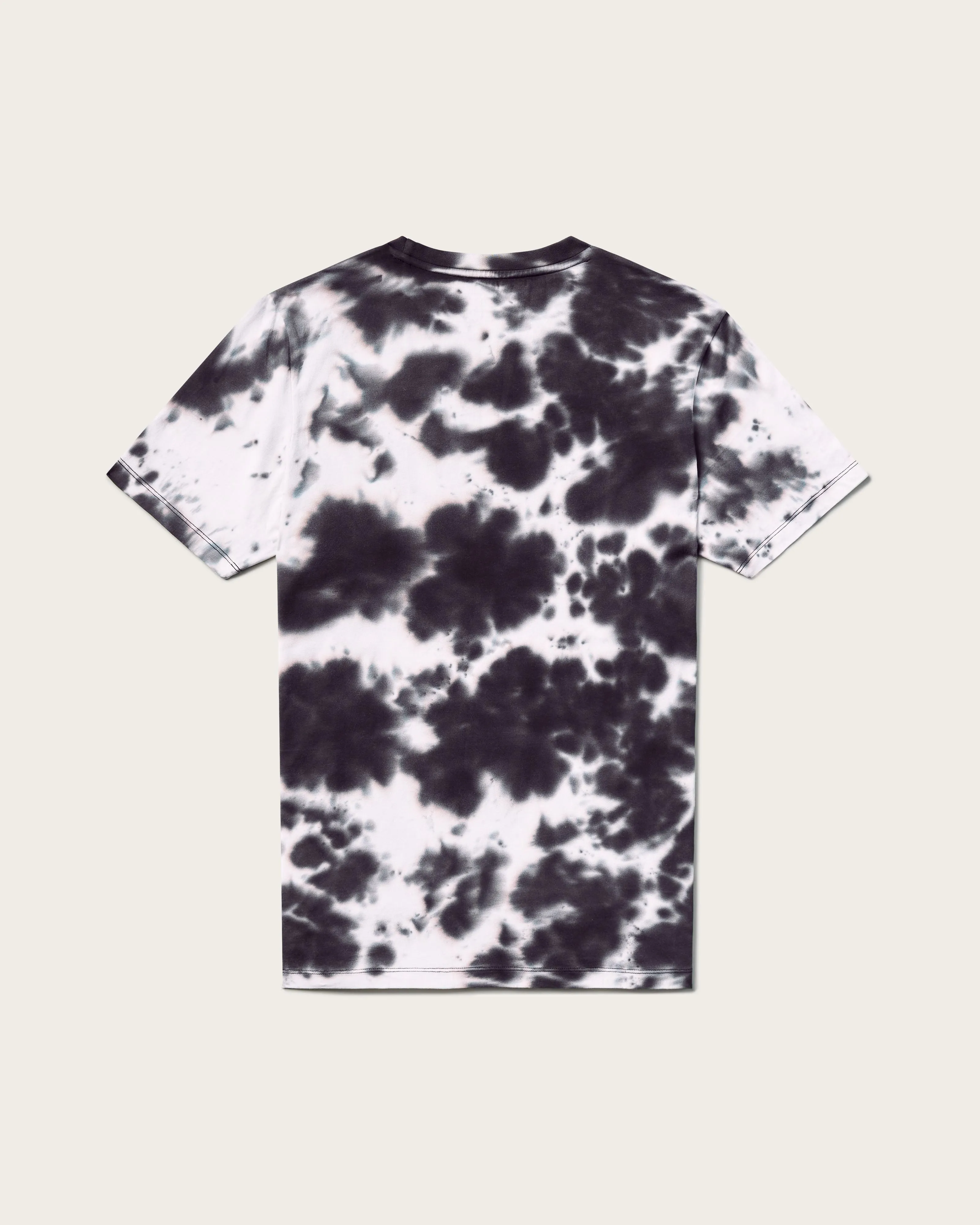 Mens Tie Dye Tee Grey