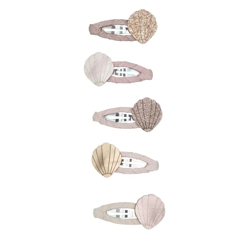 Mini Hair Clips - Shells