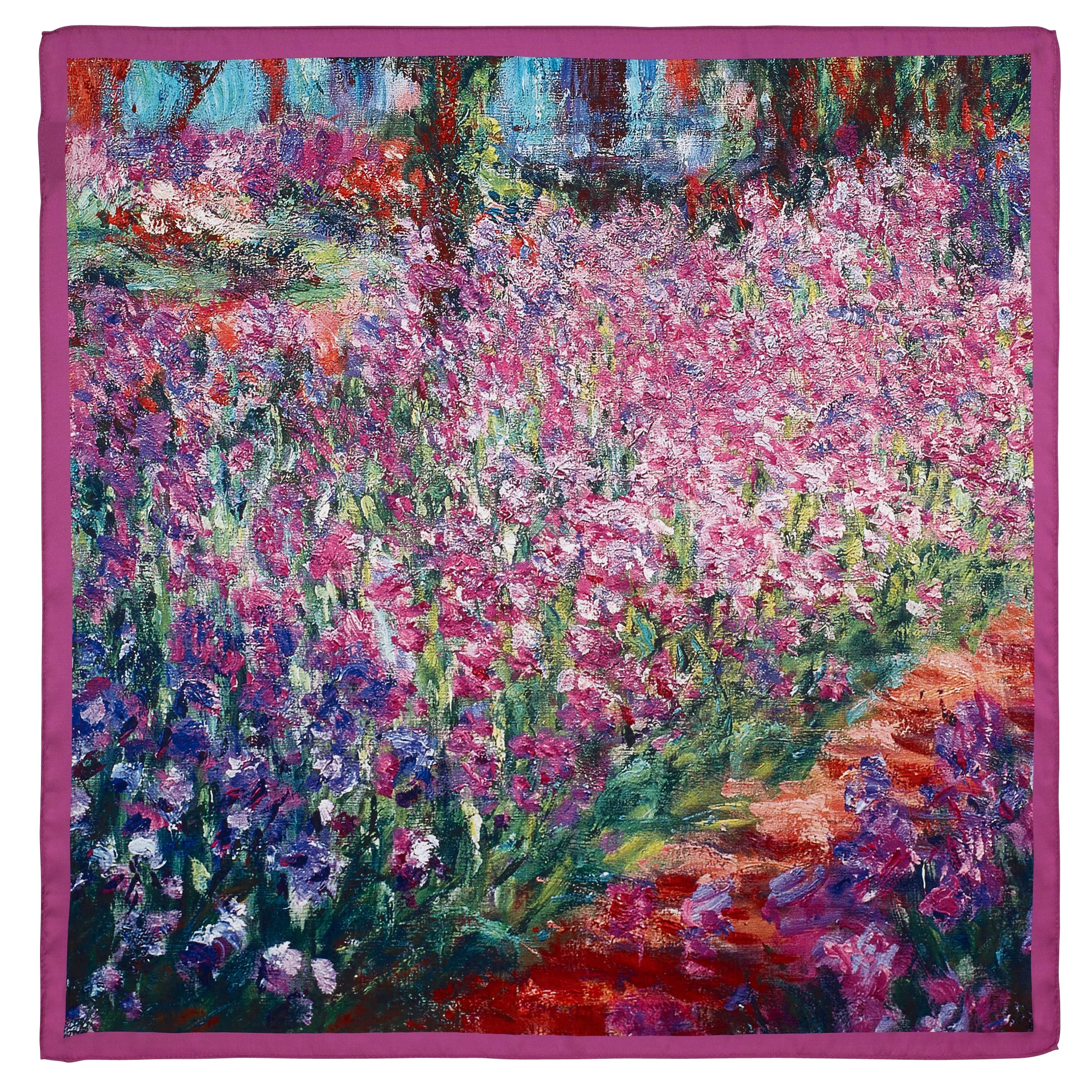 Monet Garden Square Scarf