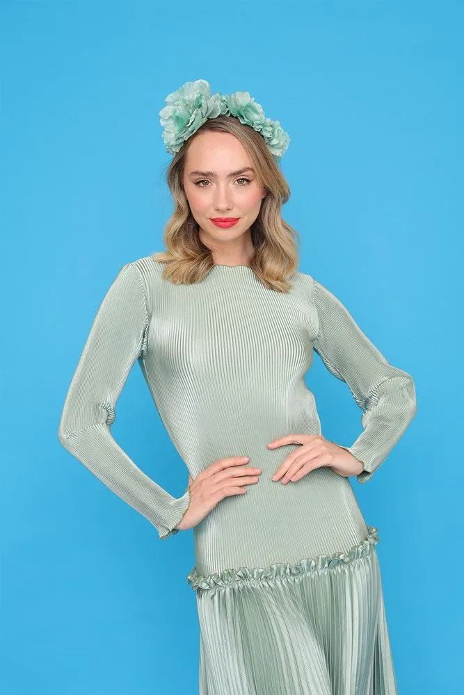 MORGAN & TAYLOR Alexa Headpiece (Mint)