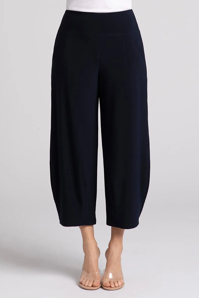 Narrow Lantern Pant Plus | Navy