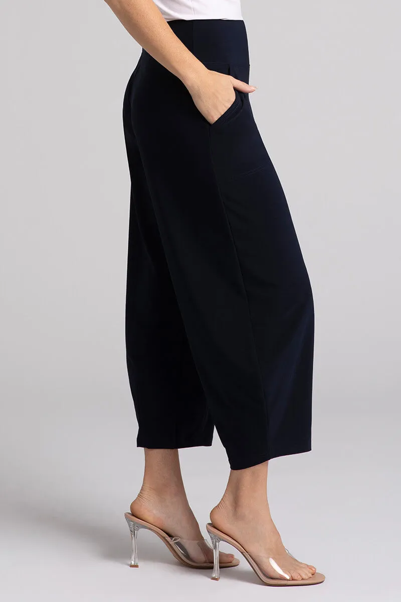 Narrow Lantern Pant Plus | Navy