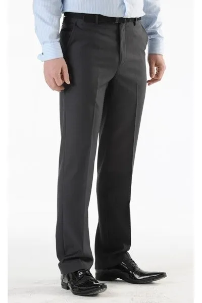 Narrow Leg Wool Blend Trousers