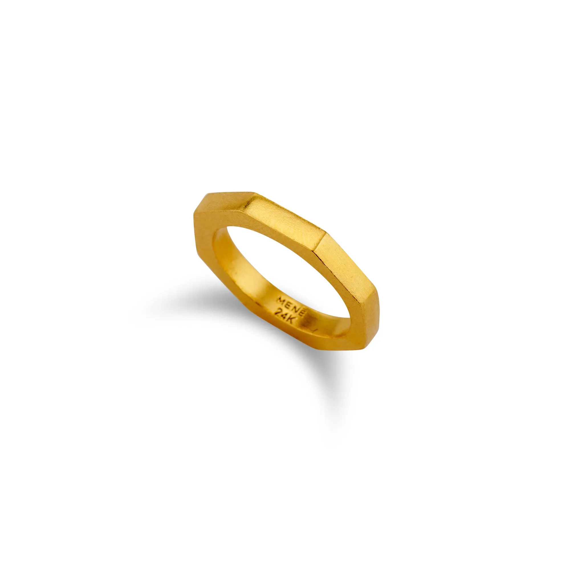 Narrow Octagon Ring