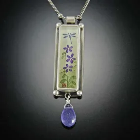 Narrow Violets Necklace