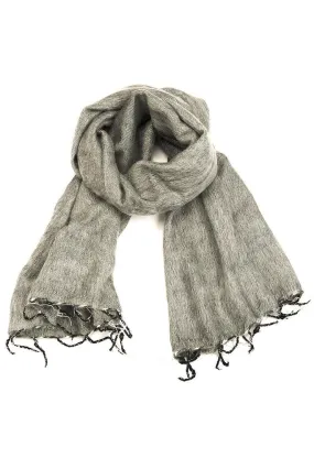 NEPAL MADE WOVEN SCARF, FROST