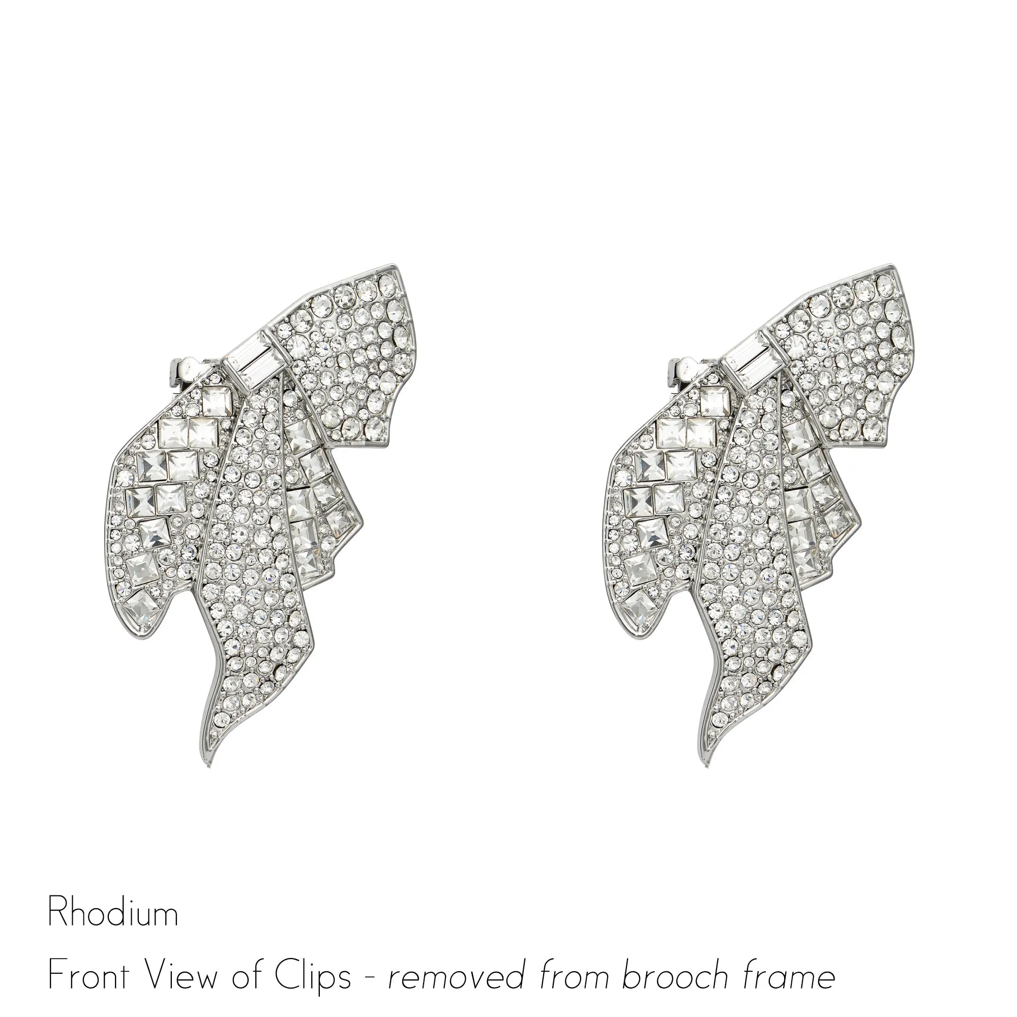 Olivia Double Clip Brooch