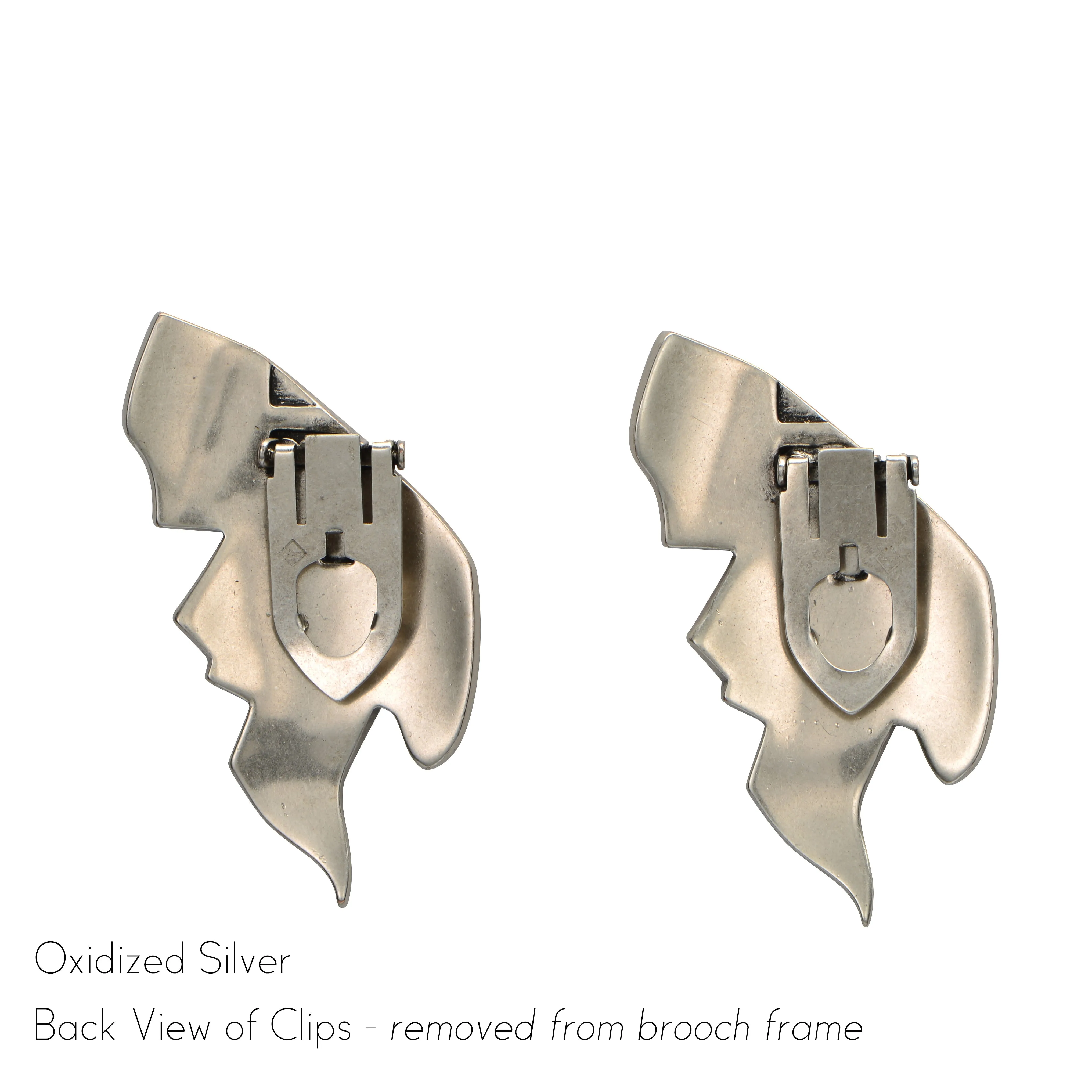 Olivia Double Clip Brooch