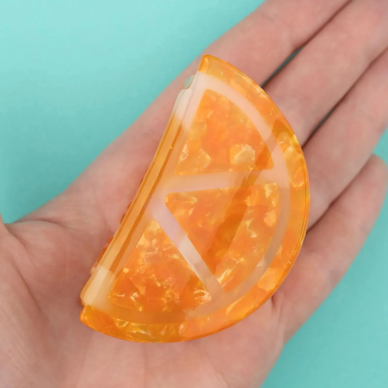 Orange Hair Clip