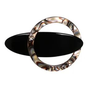 Paris Mode - Moon Barrette - Onyx