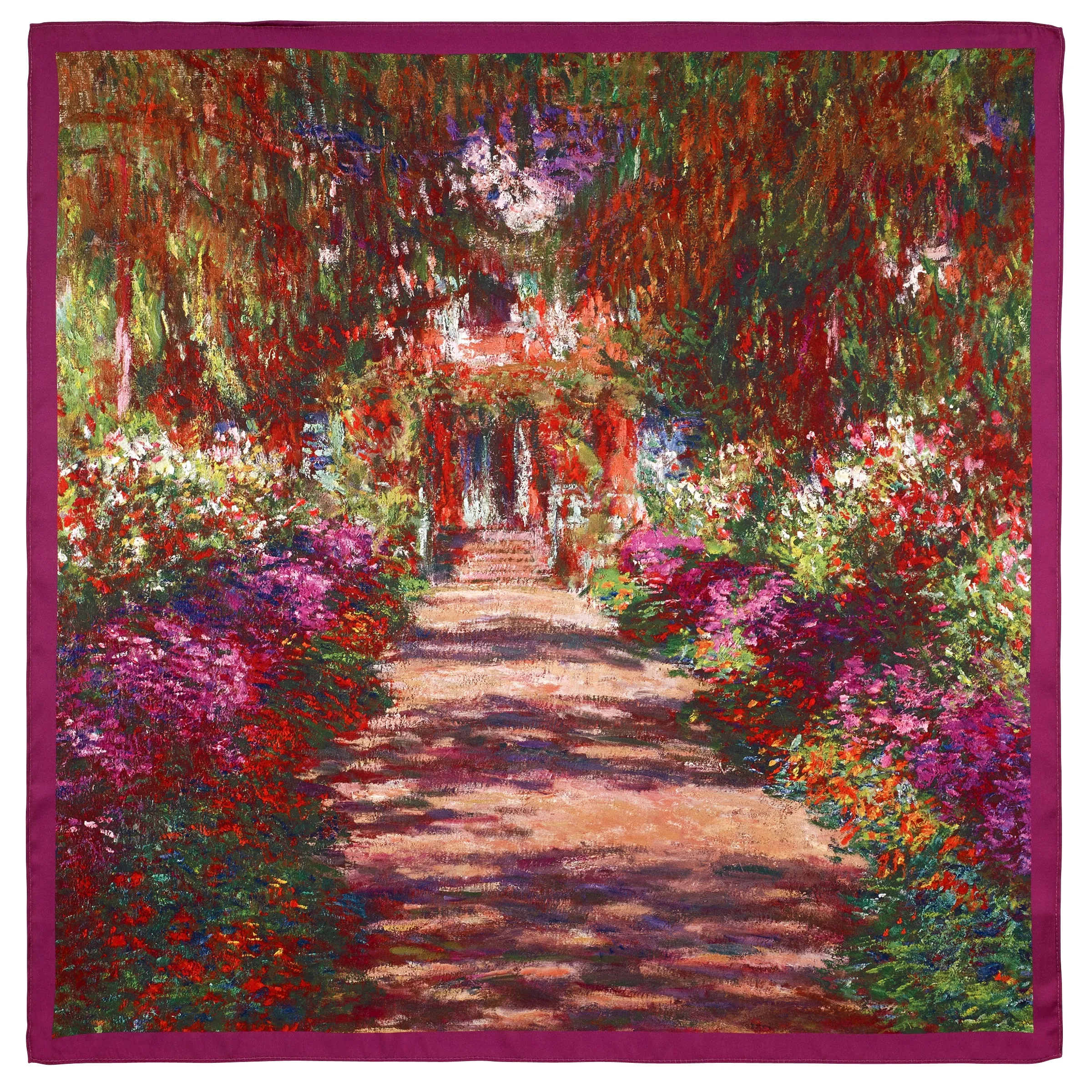 Pathway in Monet's GardenScarf