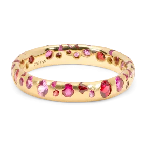 Plum Blossom Confetti Ring - Size 8 - 11663