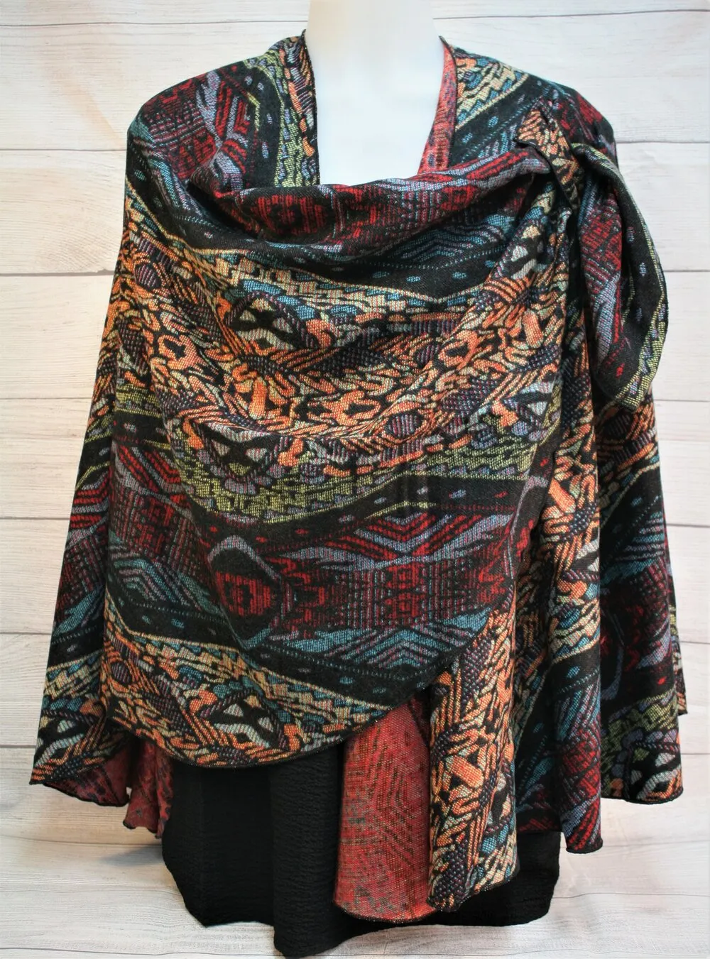 Rapti Fashions Cashmere Buckle Shawl #6