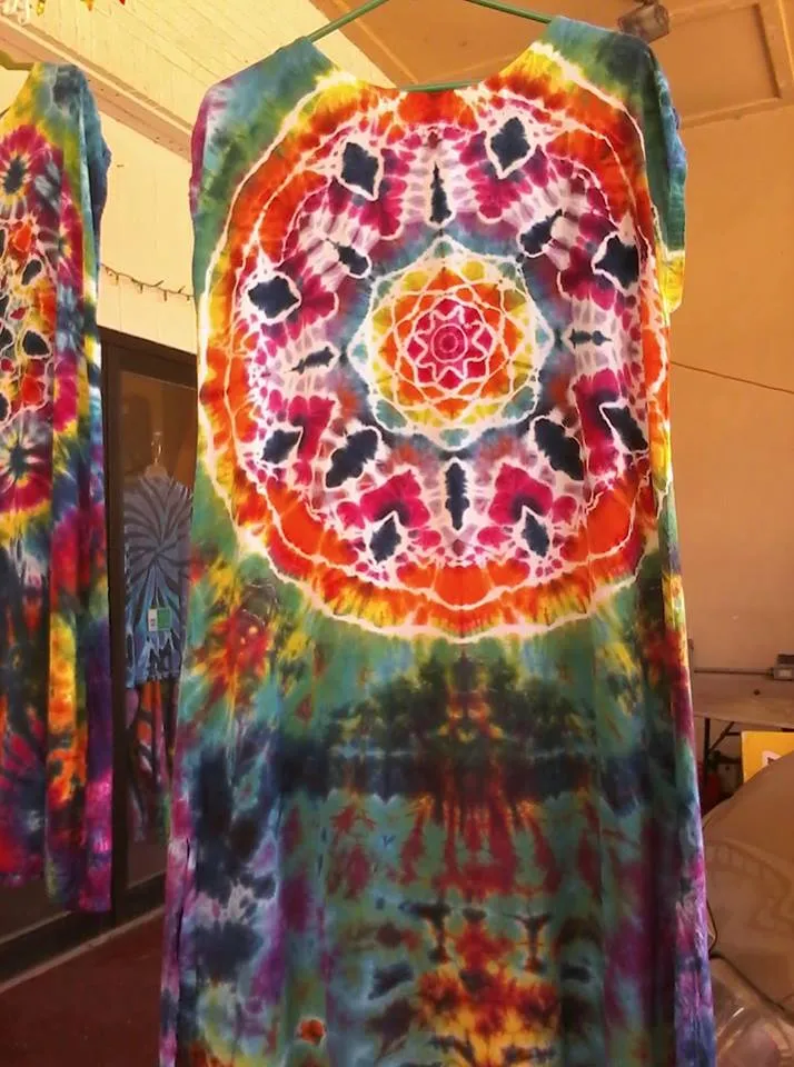 Rayon Easy Breezy Tie-Dye Dress