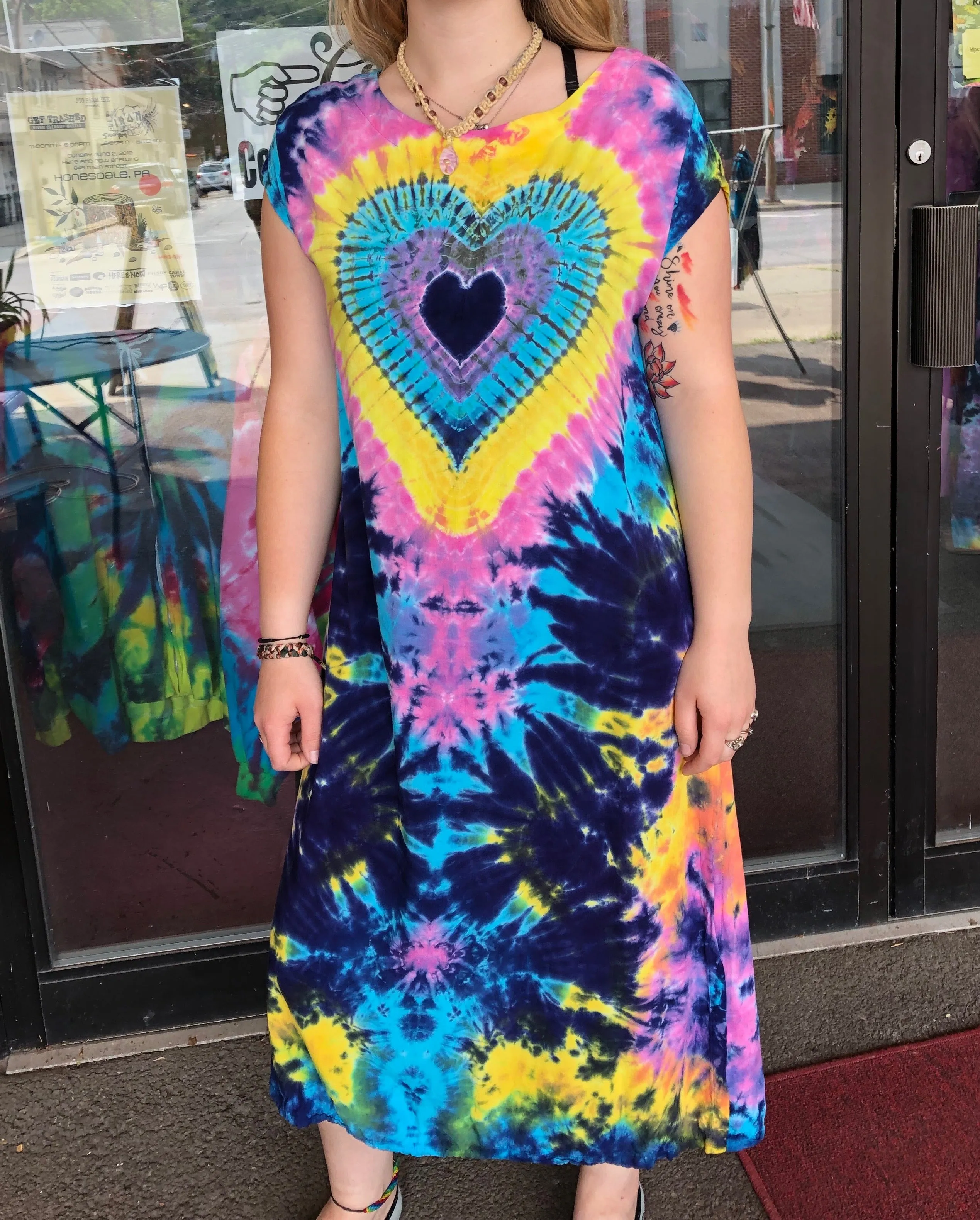 Rayon Easy Breezy Tie-Dye Dress