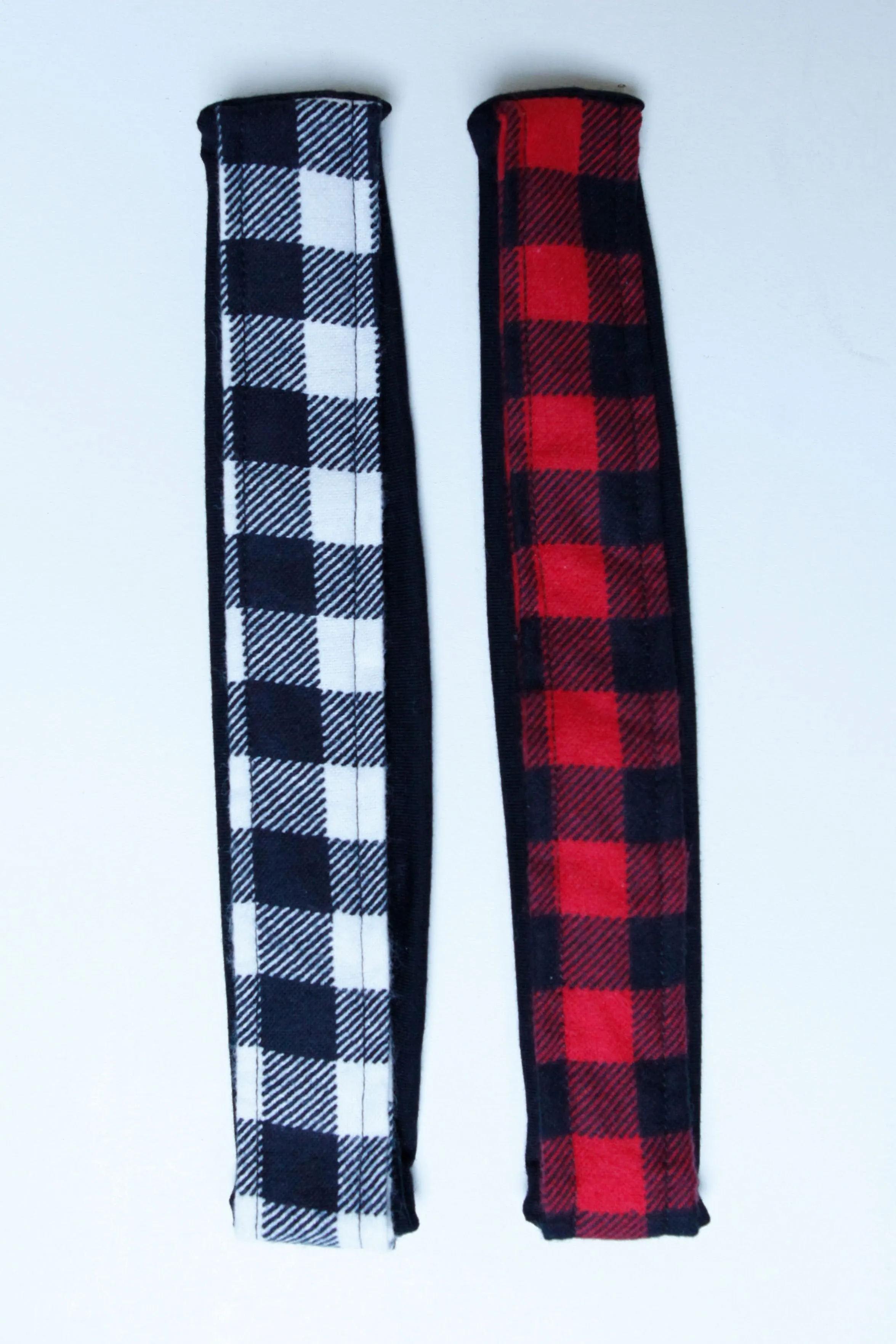 Red & Black Plaid Headband