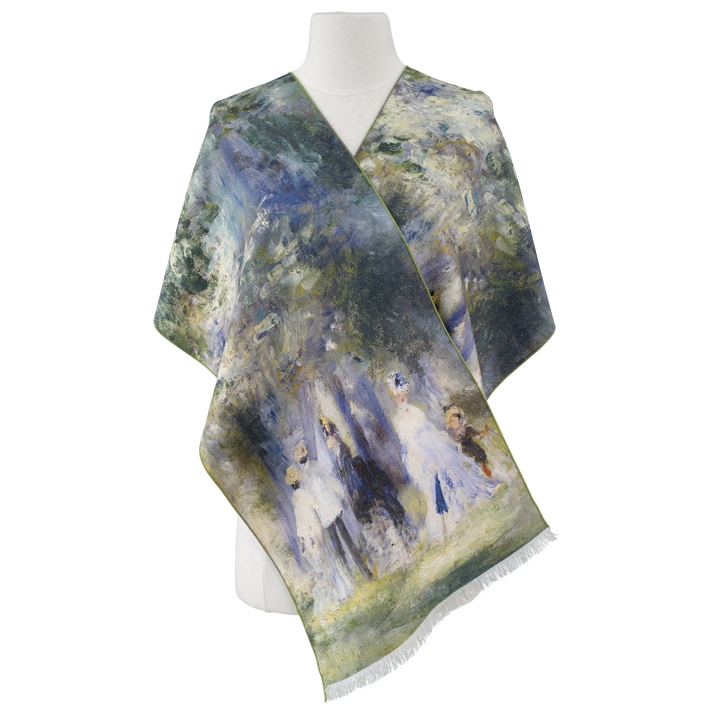 Renoir In the Park at Saint Cloud Viscose\Poly Scarf