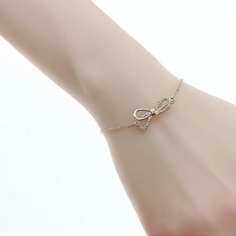 Ribbon Cubic Zirconia Bracelet