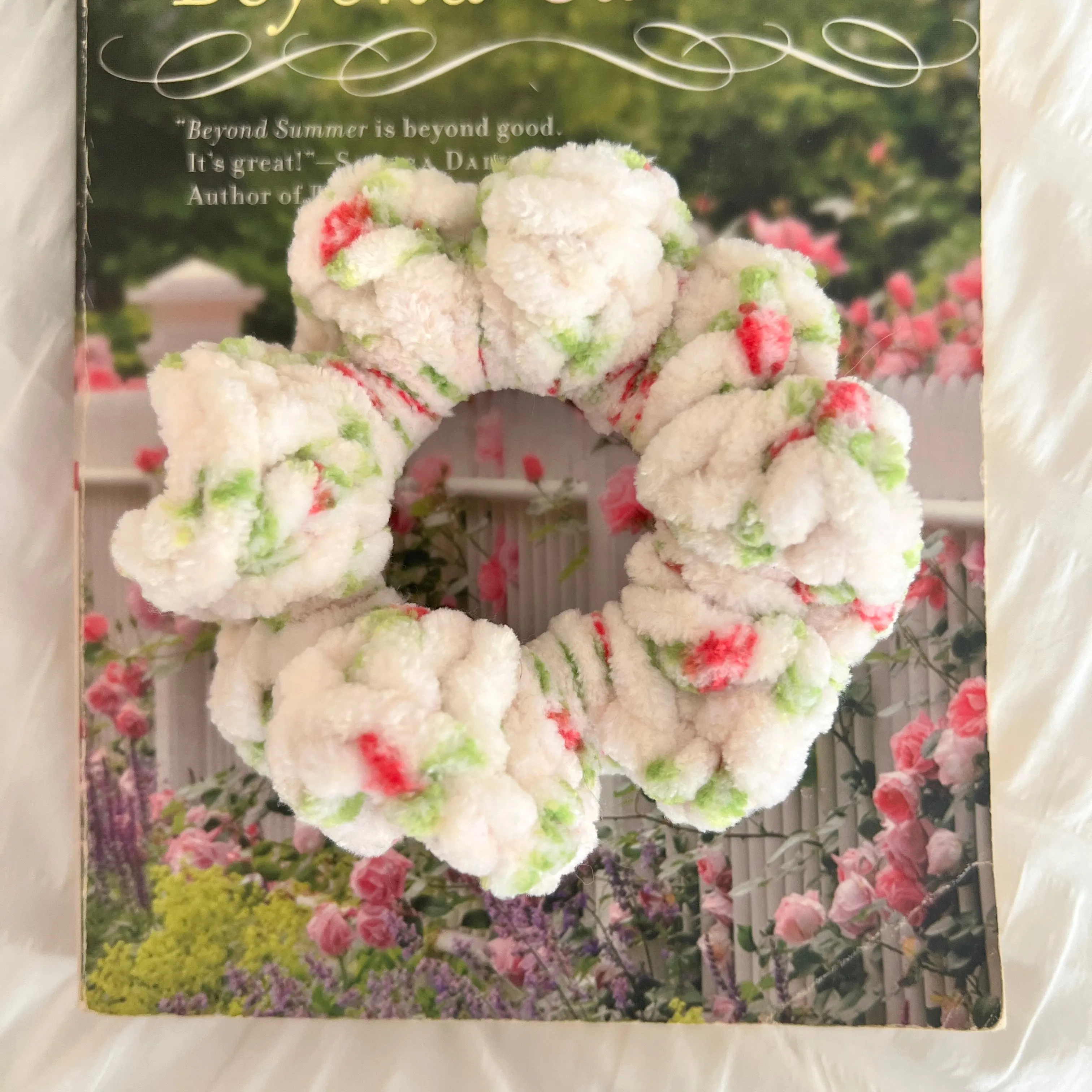 Rose Blossom Scrunchie