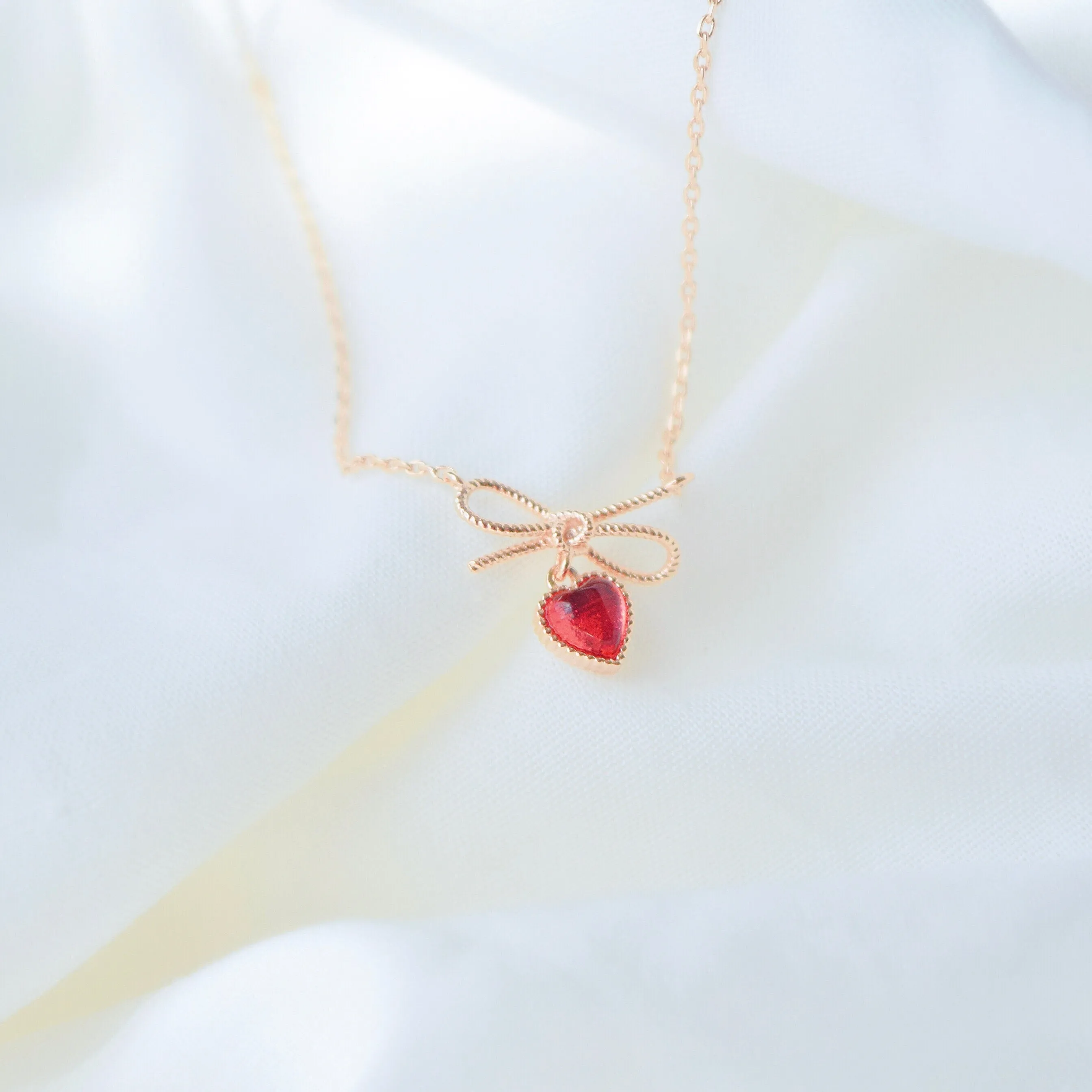 Ruby Viola Necklace