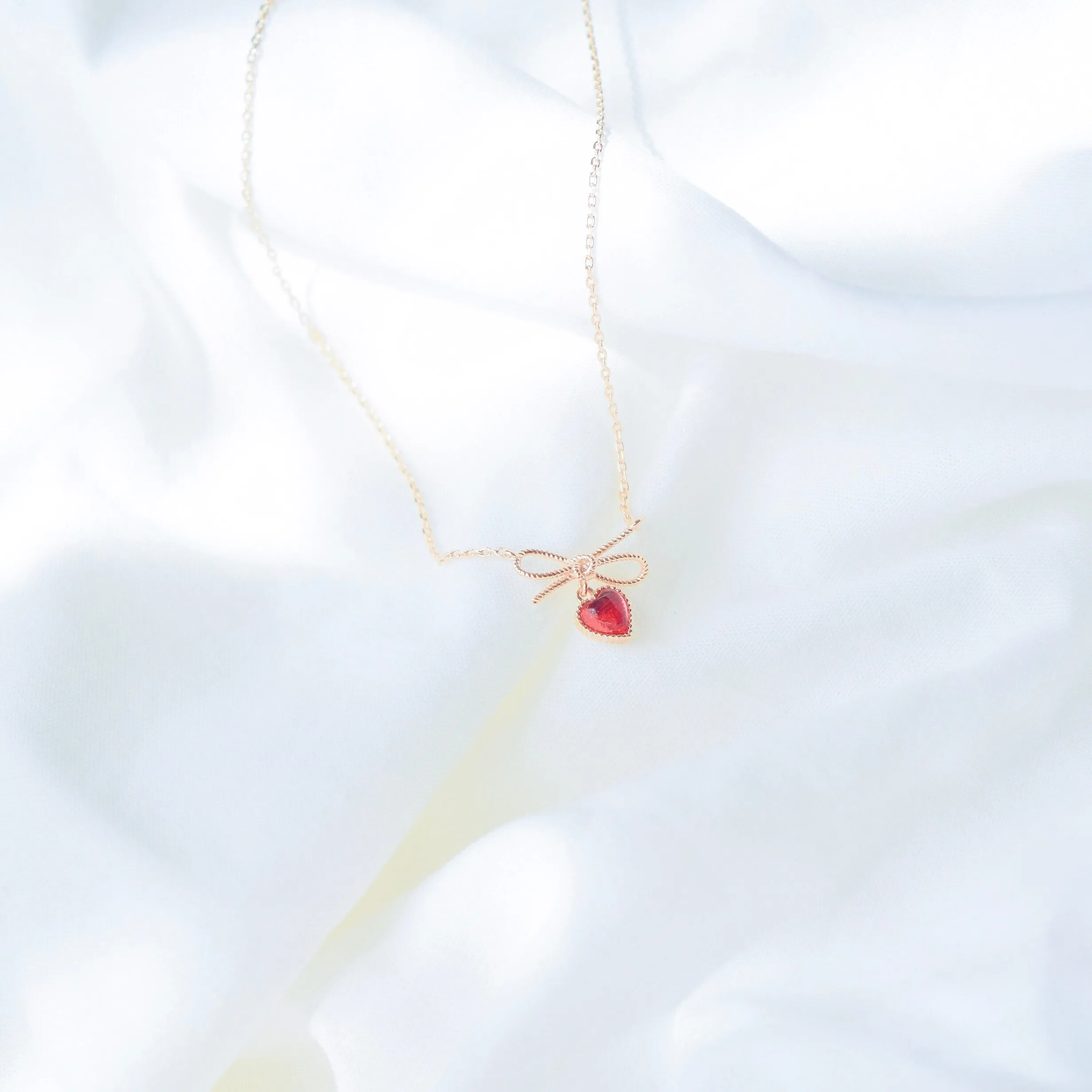 Ruby Viola Necklace