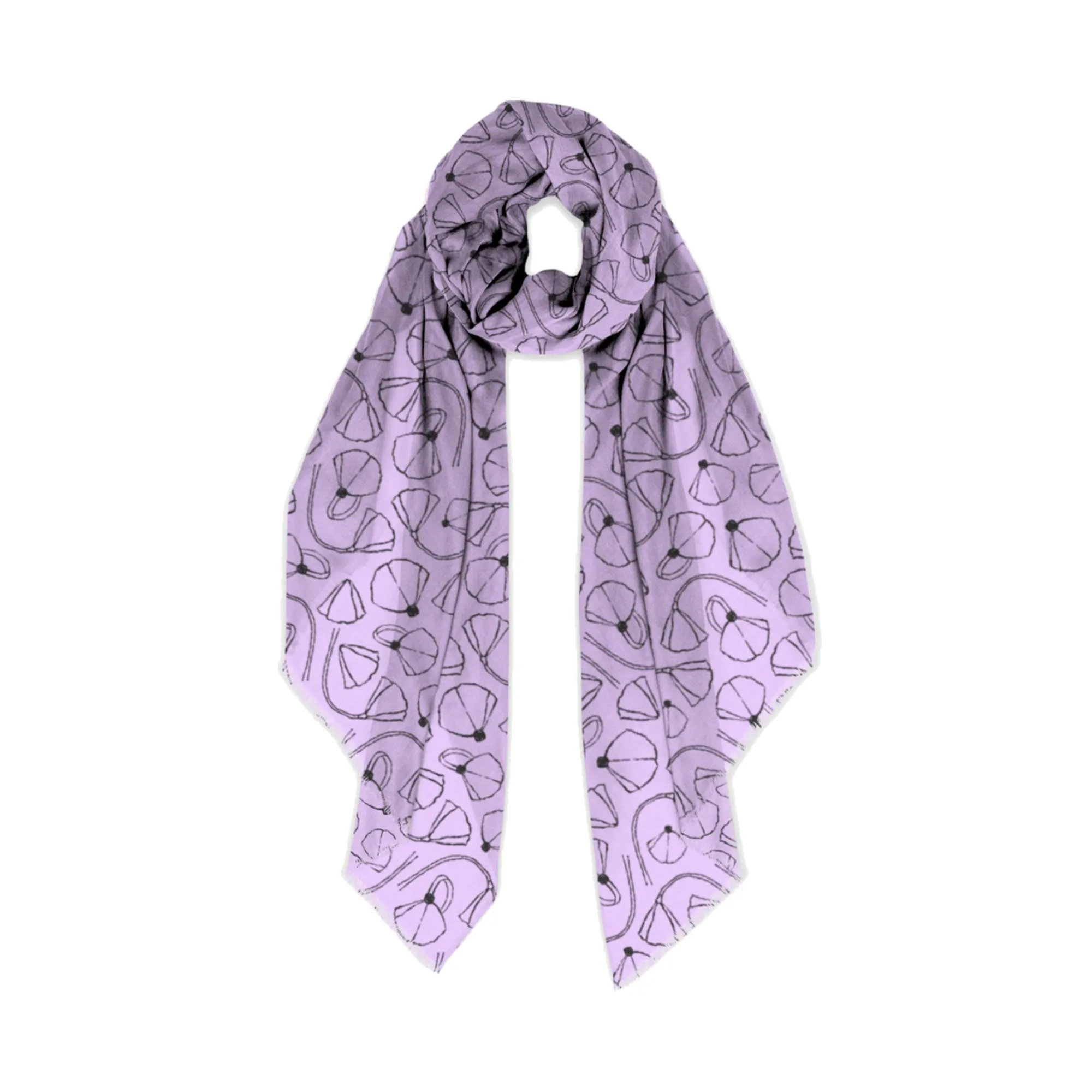 SALE -- Lily Petals Modal Scarf