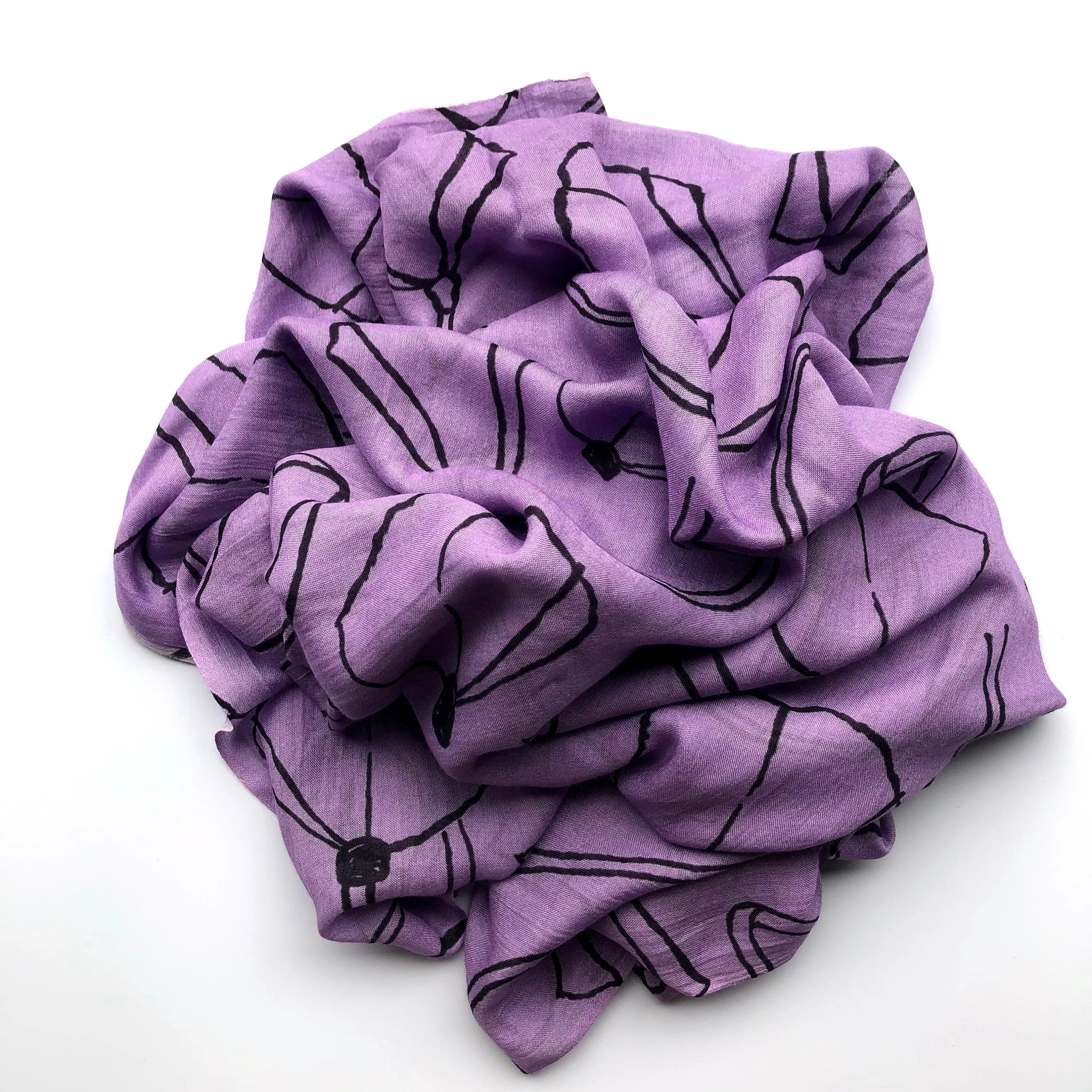 SALE -- Lily Petals Modal Scarf