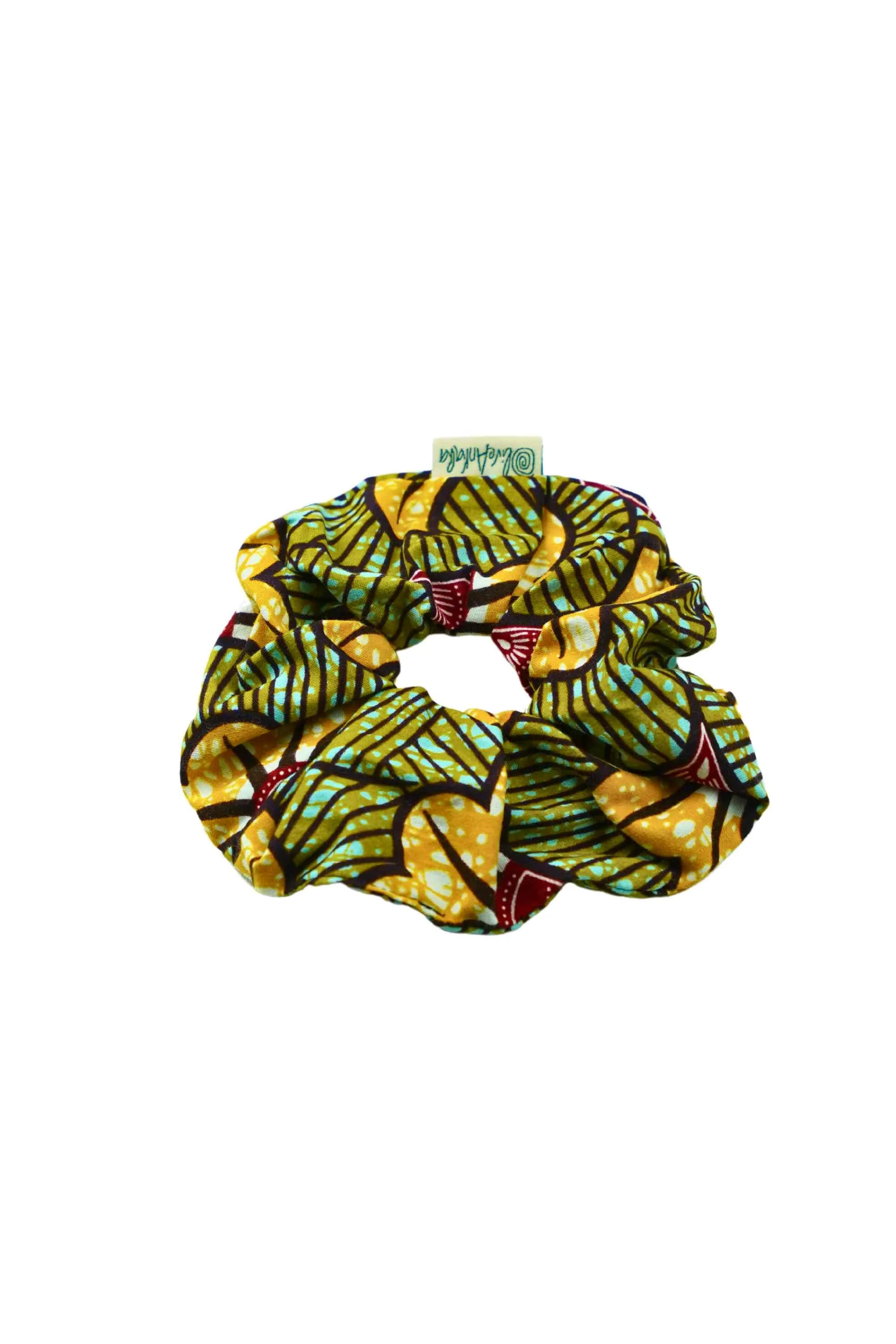 Scrunchie African Ankara Wax Cotton Print - 224