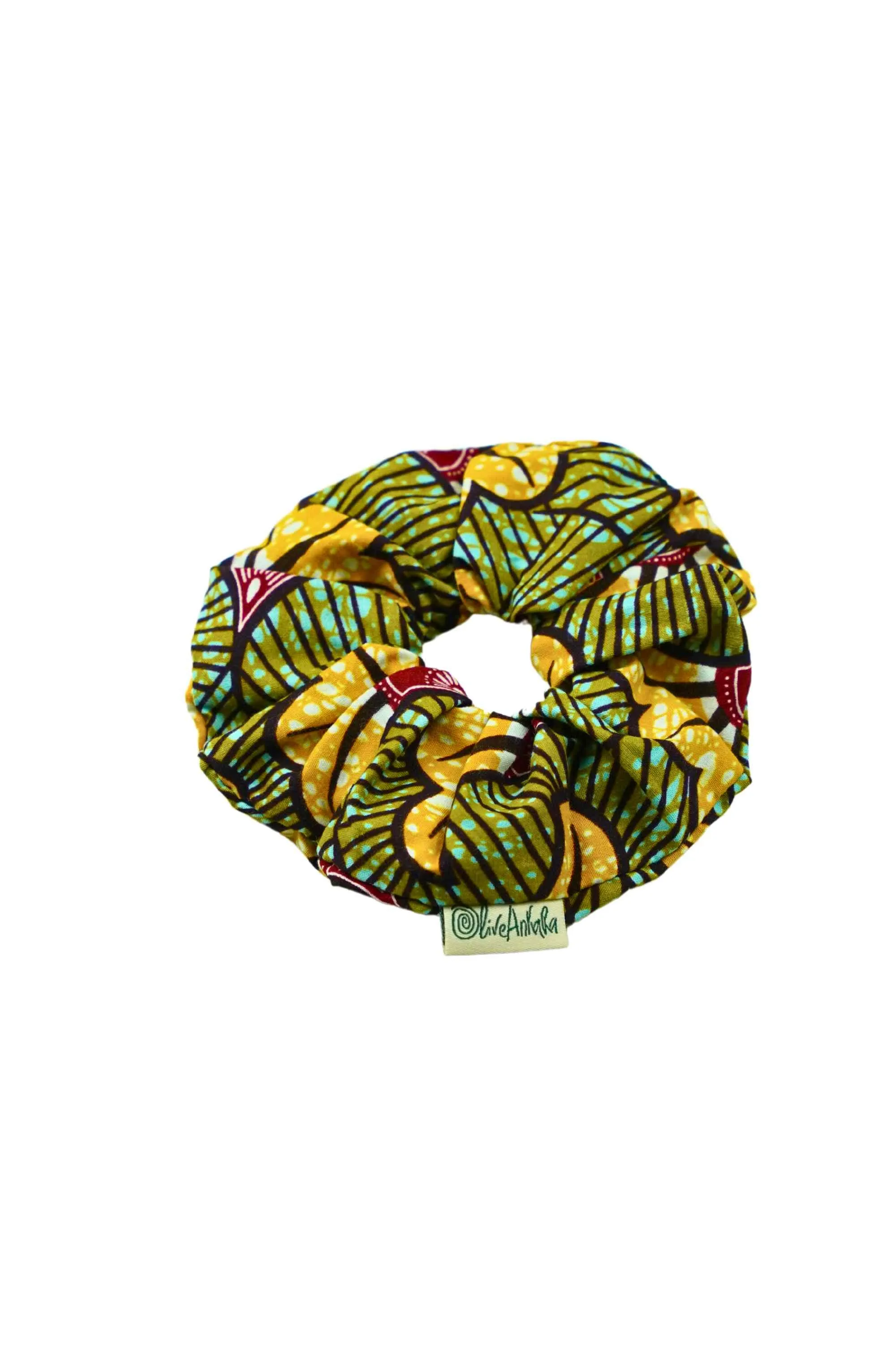 Scrunchie African Ankara Wax Cotton Print - 224