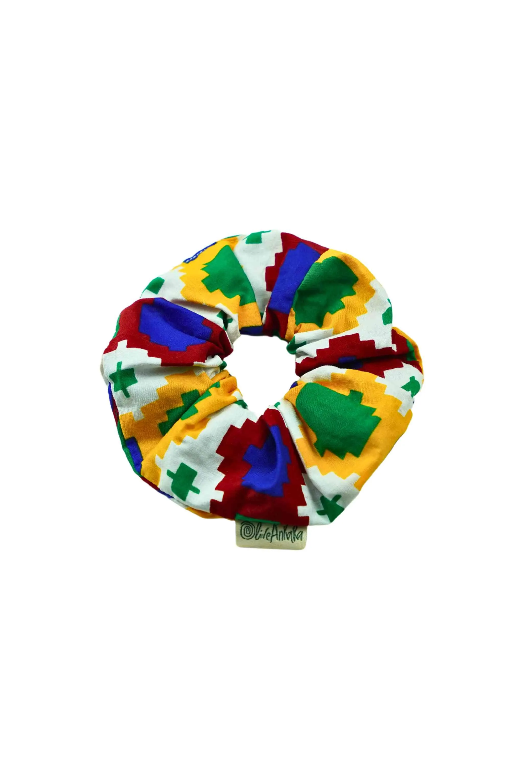 Scrunchie African Ankara Wax Cotton Print - 235