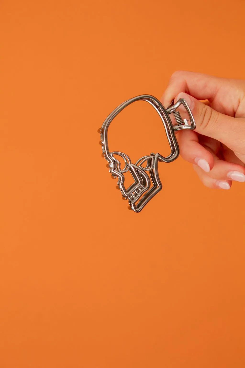 SKULL Claw Clip