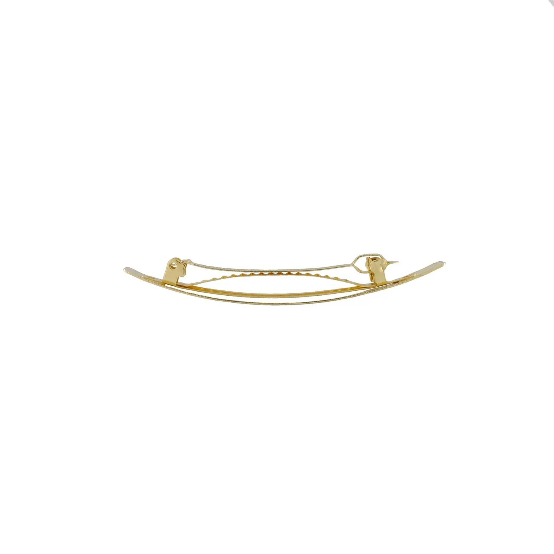 Theia Hair Clip Gold Plating, 2 On Card