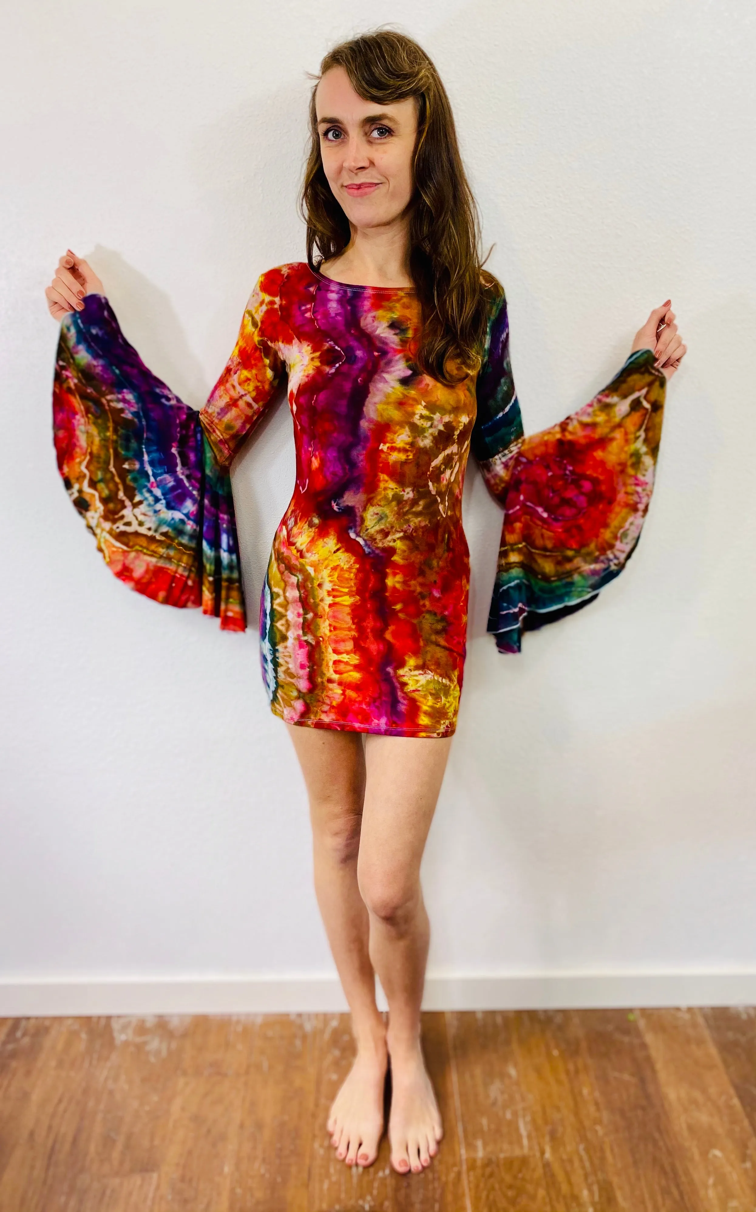 Tie Dye Bell Sleeve Tunic