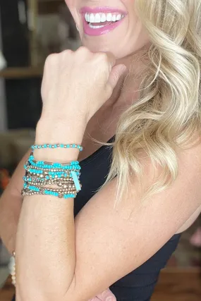 Turquoise Layered Bracelets