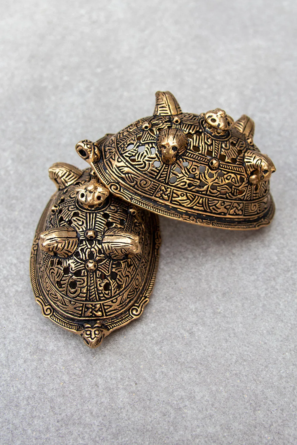 Tyra Viking Turtle Brooches