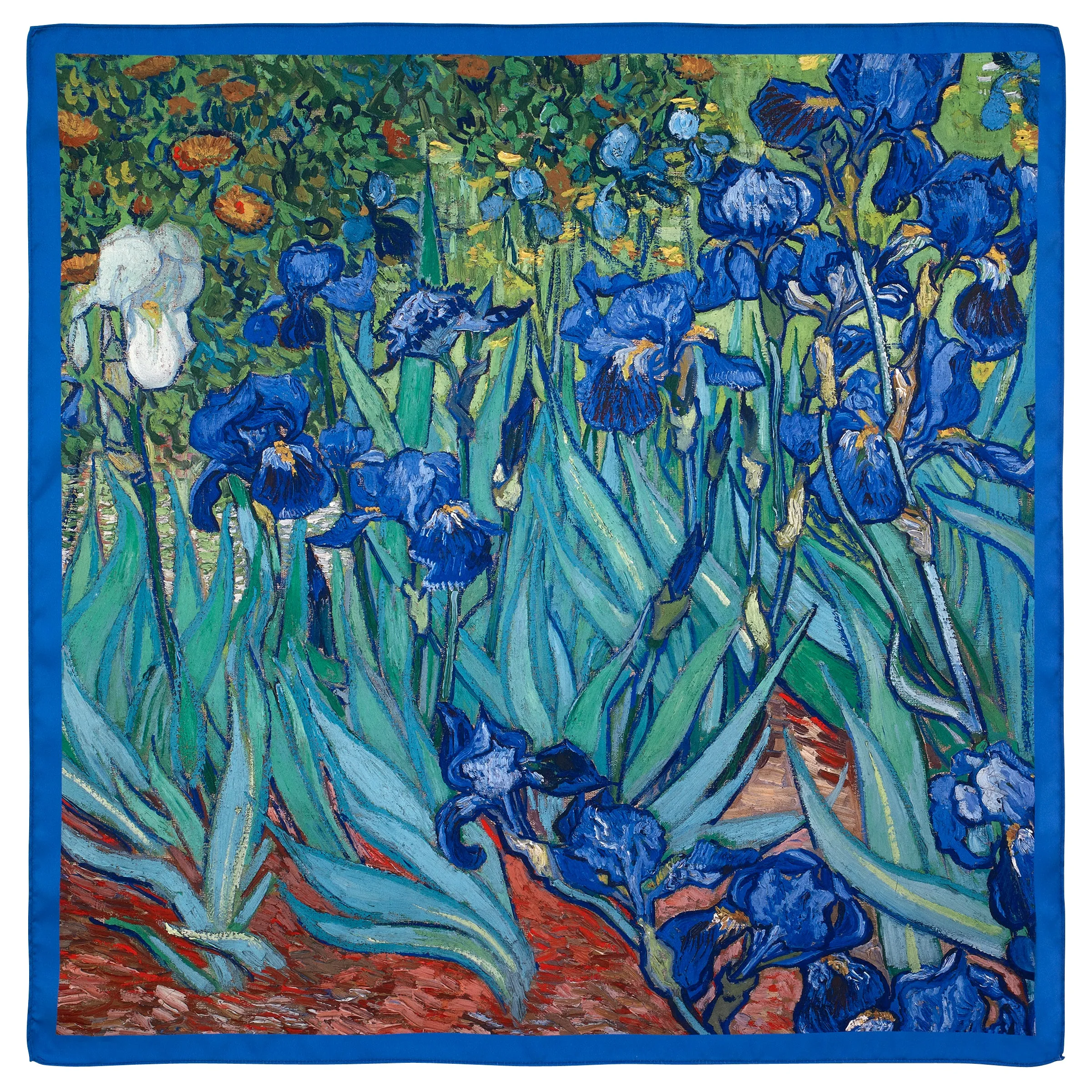 Van Gogh Irises Square Scarf