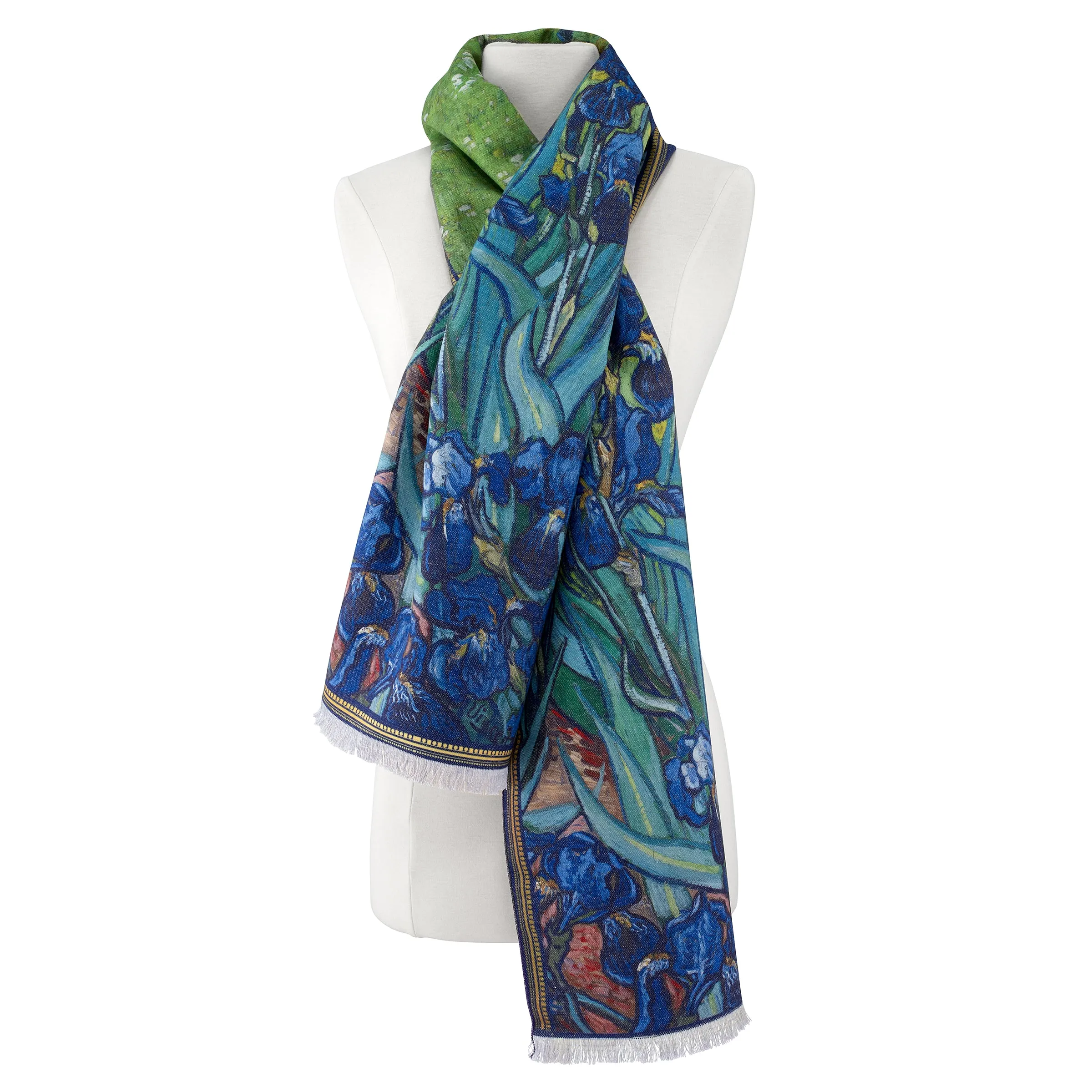 Van Gogh Irises Viscose\Poly Scarf