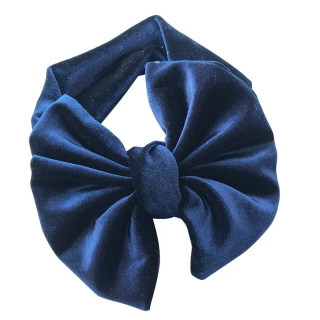 Velvet Bow Headband