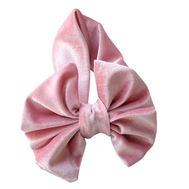 Velvet Bow Headband