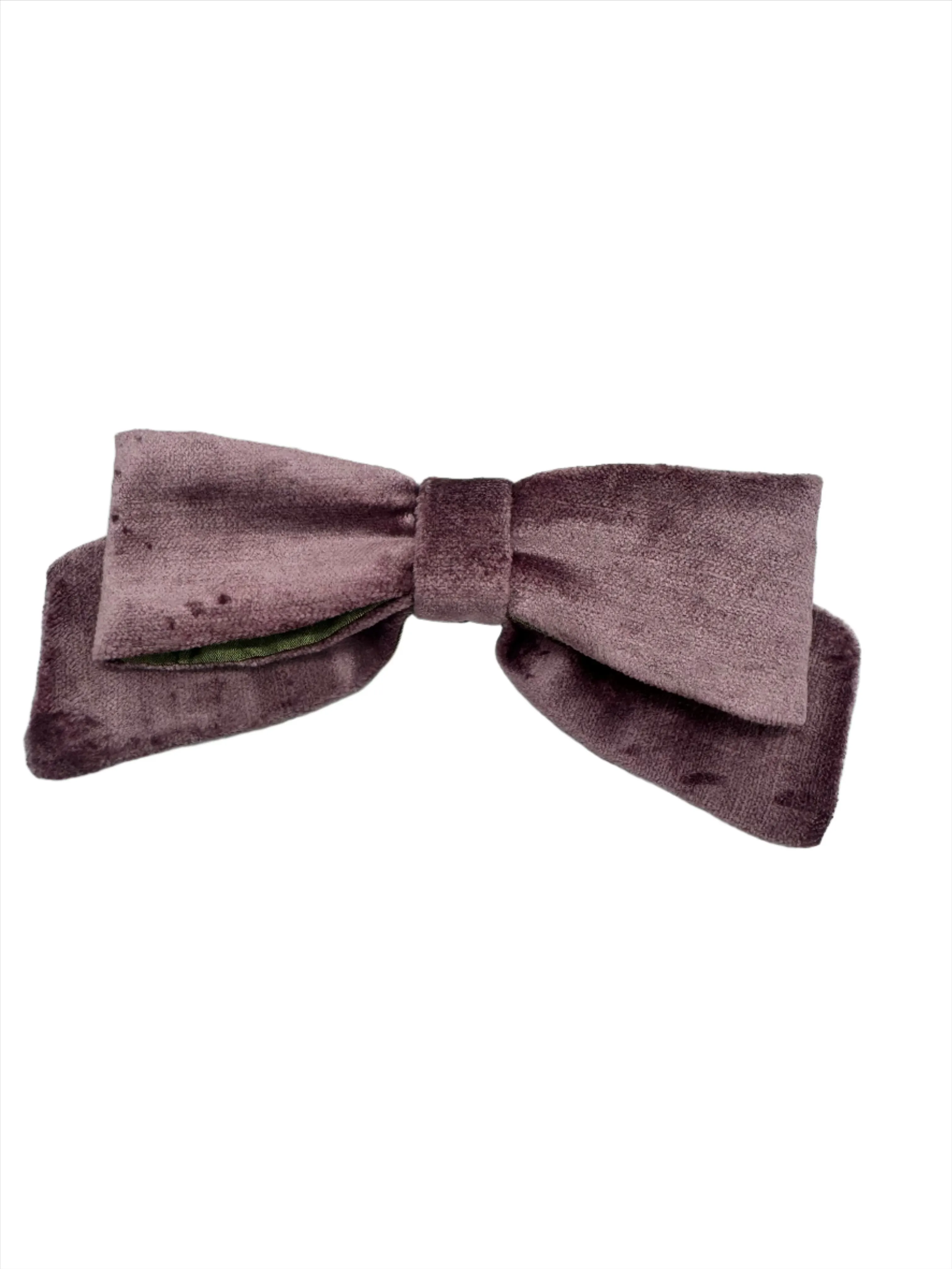 Velvet Bows - Violet/Green