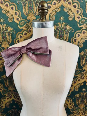 Velvet Bows - Violet/Green