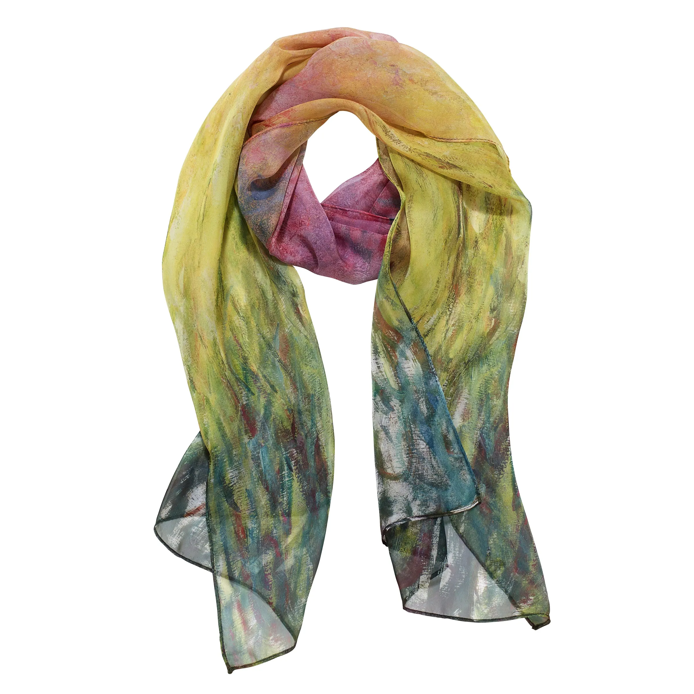 Waterlilies at Sunset Scarf