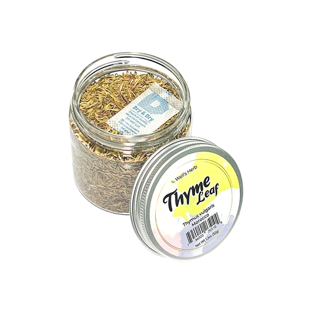 Well's Herb Dried Thyme Leaf | 1.2 oz.