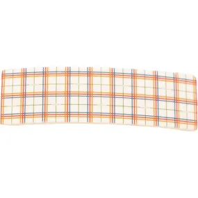 Wide Bar Clip - Plaid Pattern