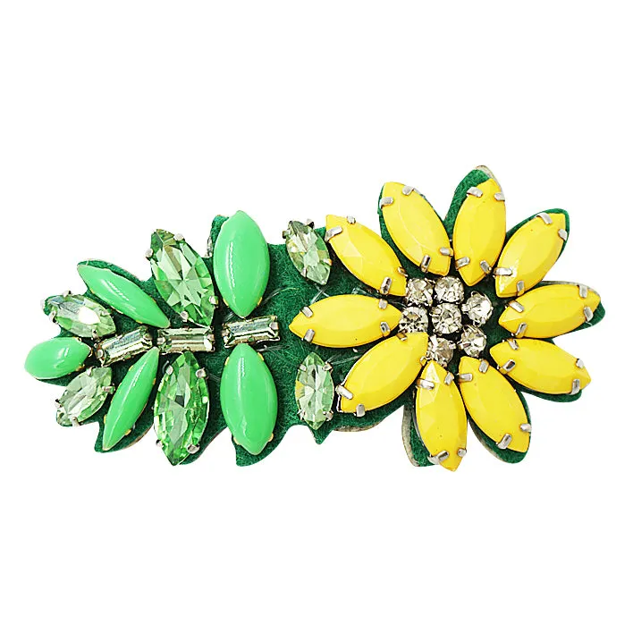 Yellow Daisy- Kids Hair Pin